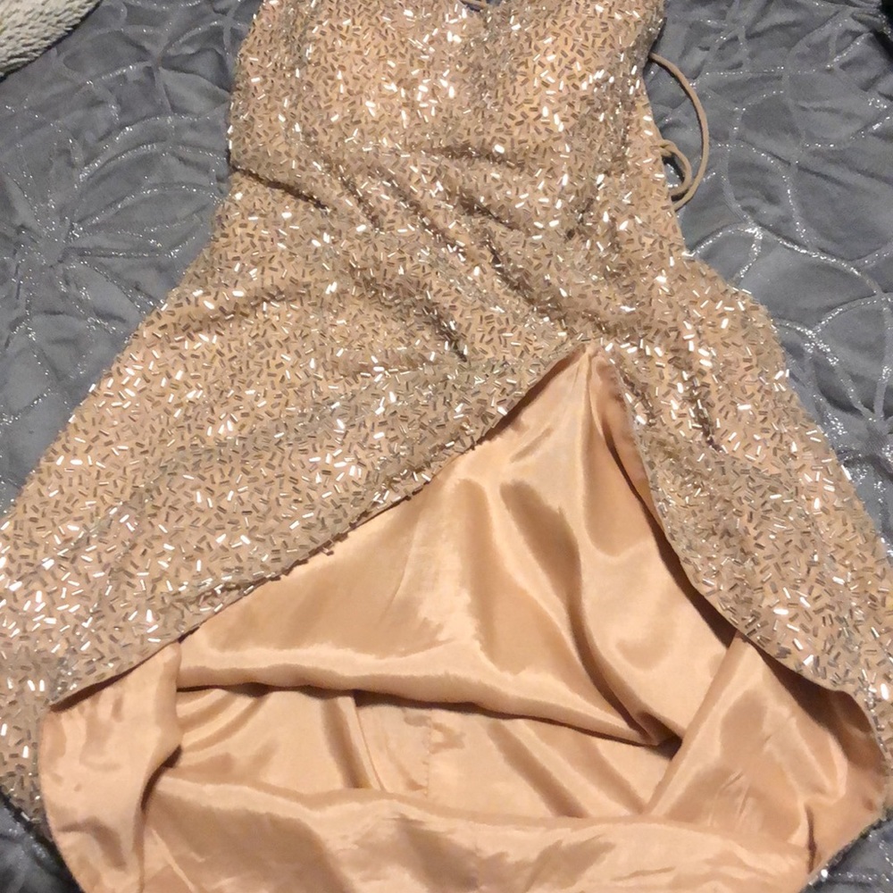 Sherri Hill beaded elegant dress. - Picture 9 of 16